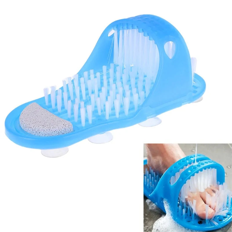 Plastic Shower Foot Massage Slippers