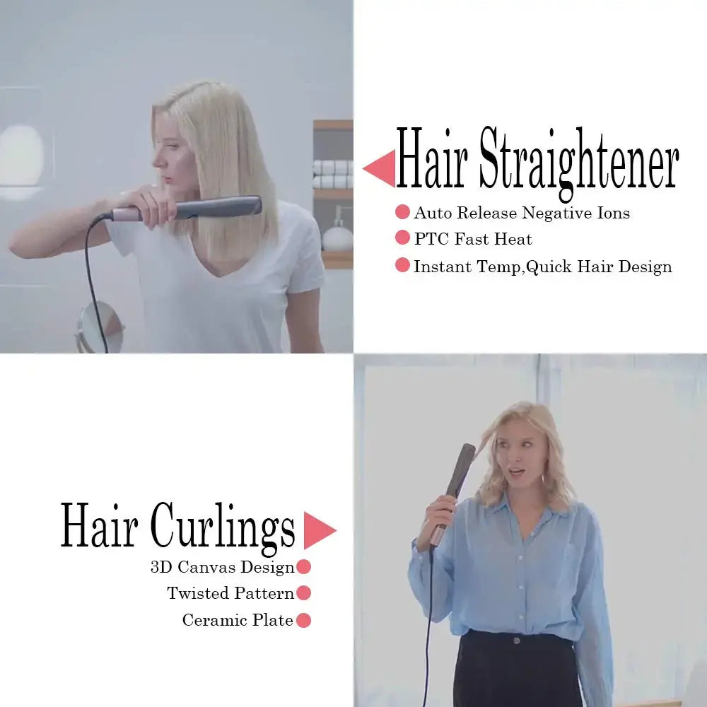 Hair Straightener and Curler