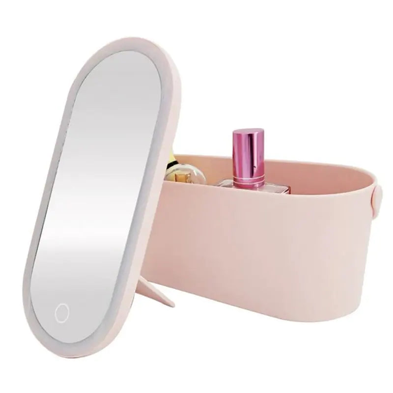 Portable USB Makeup Mirror Organizer