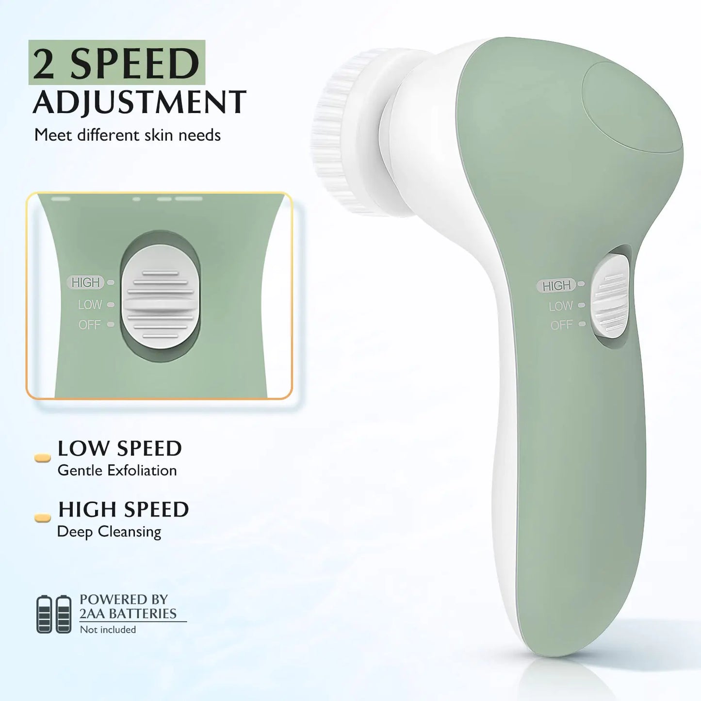 COSLUS 7-in-1 Facial Cleansing Brush