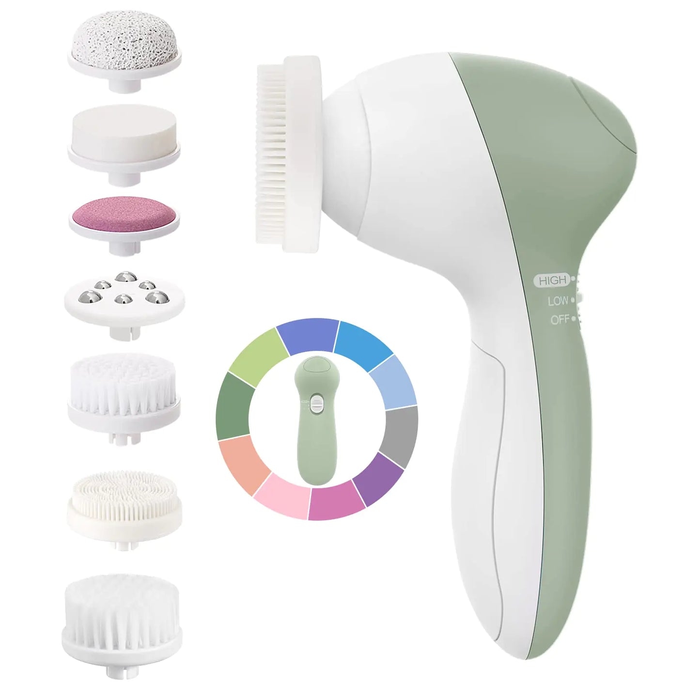 COSLUS 7-in-1 Facial Cleansing Brush