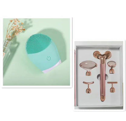 Ultrasonic Silicone Facial Cleansing Brush