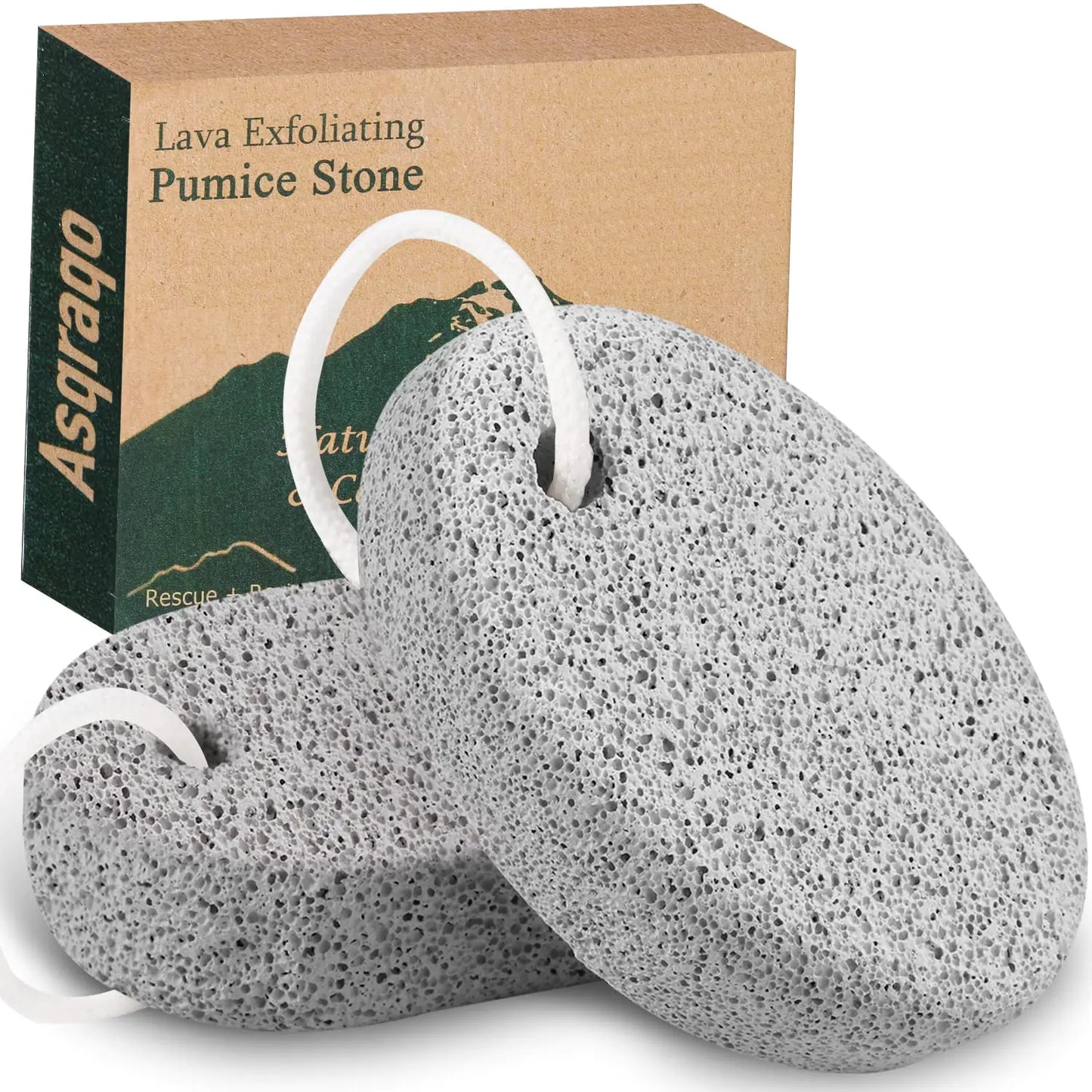 2PCS Natural Pumice Stone Callus Remover