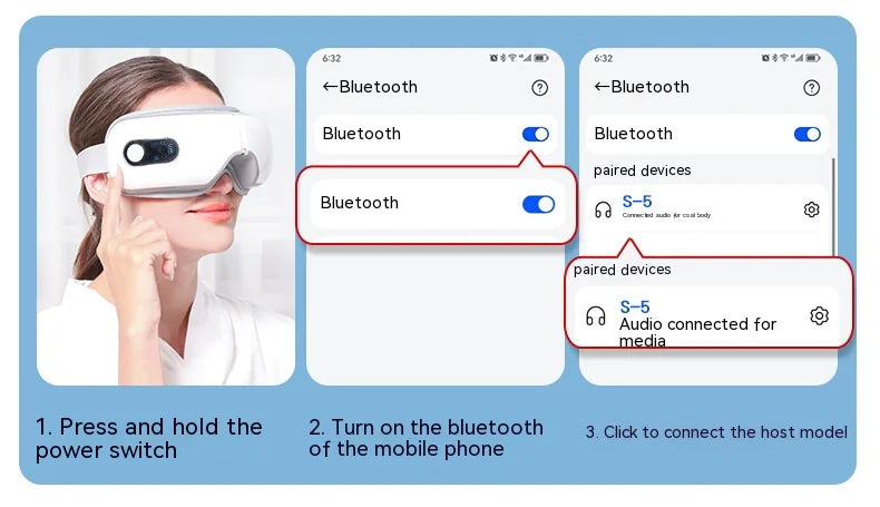 Smart Eye Massager with Heat